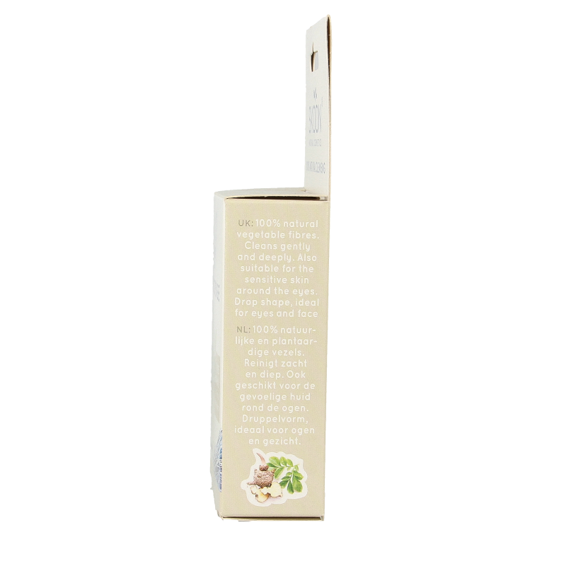 Skoon Konjac spons pure bio 1 Stuks