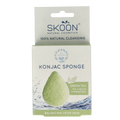 Skoon Konjac spons green tea bio 1.00 Stuks