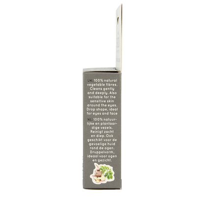 Skoon Konjac spons bamboo charcoal bio 1.00 Stuks