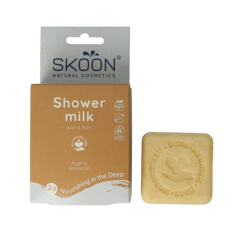 Skoon Solid shower milk nourishing into the deep 2-in-1 90 Gram