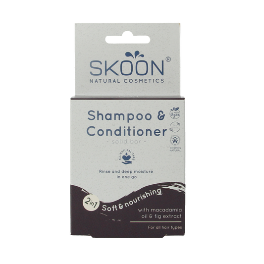 Skoon Solid shampoo & conditioner 2 in 1 90 Gram