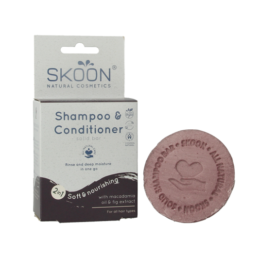 Skoon Solid shampoo & conditioner 2 in 1 90 Gram