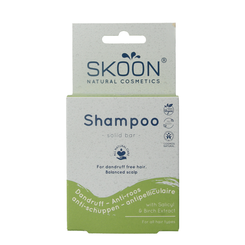 Skoon Solid shampoo anti-roos 90 Gram