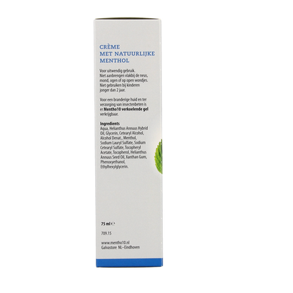 Mentho 10 Mentholcreme 75.00 Milliliter