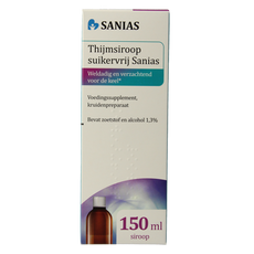 Sanias Thijmsiroop suikervrij 150 Milliliter