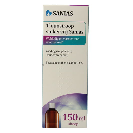 Sanias Thijmsiroop suikervrij 150 Milliliter