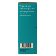 Sanias Thijmsiroop suikervrij 150 Milliliter