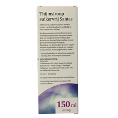 Sanias Thijmsiroop suikervrij 150 Milliliter