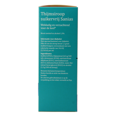 Sanias Thijmsiroop suikervrij 150 Milliliter