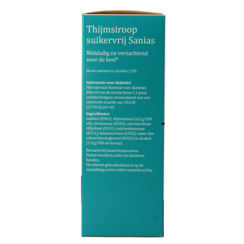 Sanias Thijmsiroop suikervrij 150 Milliliter