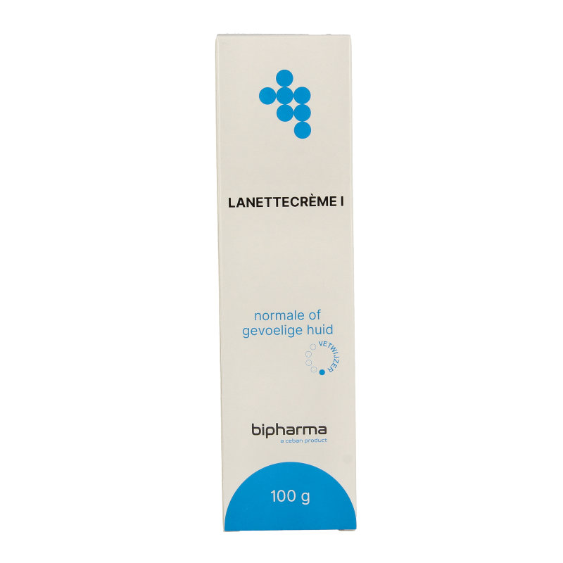 Bipharma Lanettecreme I tube in vouwdoos 100 Gram