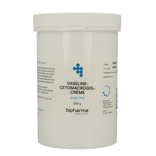 Bipharma Vaselinecetomacrogolcreme 500 Gram