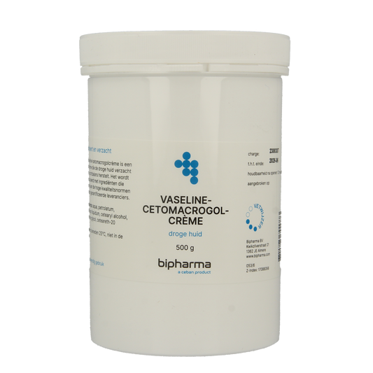 Bipharma Vaselinecetomacrogolcreme 500.00 Gram