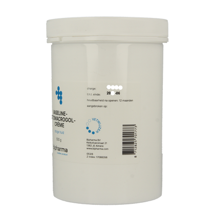 Bipharma Vaselinecetomacrogolcreme 500.00 Gram