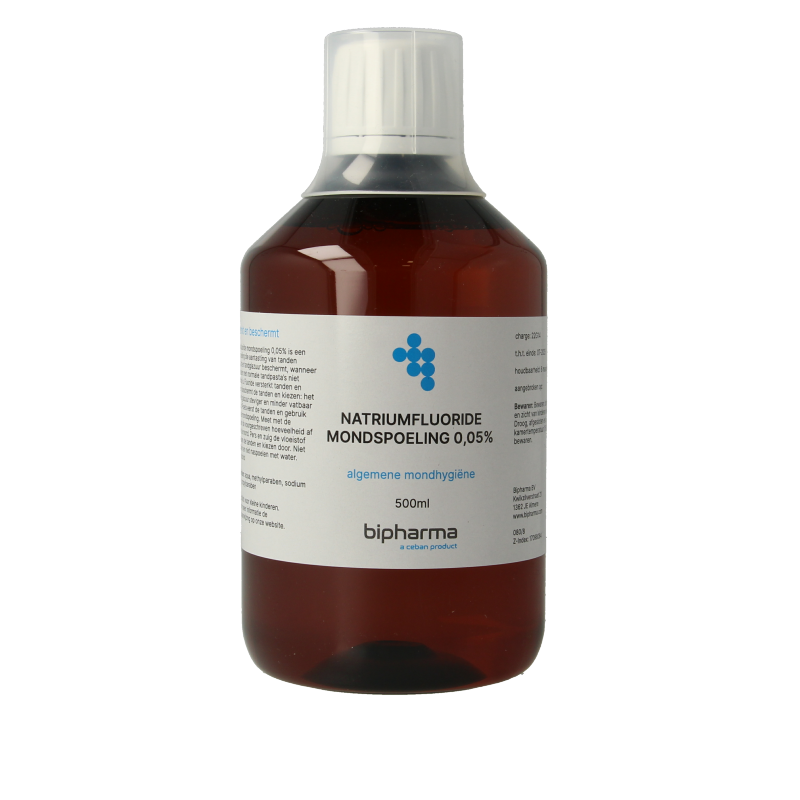 Bipharma Natriumfluoride 0,05% mondspoeling 500 Milliliter
