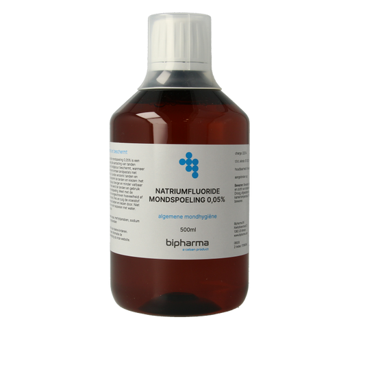 Bipharma Natriumfluoride 0,05% mondspoeling 500 Milliliter