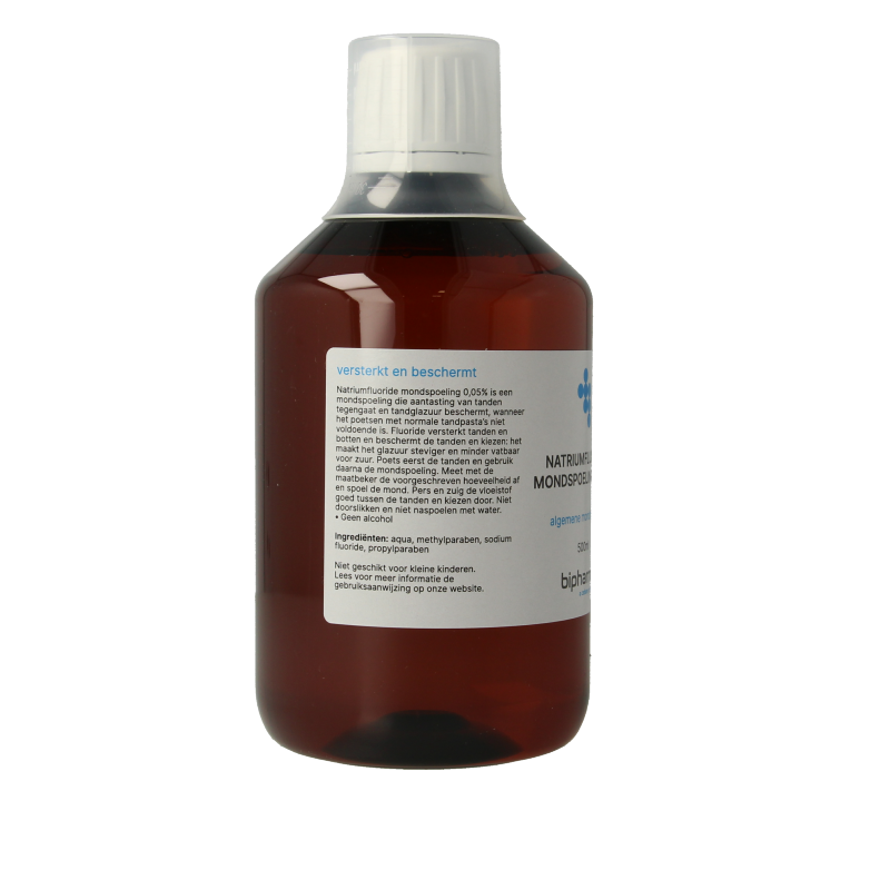 Bipharma Natriumfluoride 0,05% mondspoeling 500 Milliliter