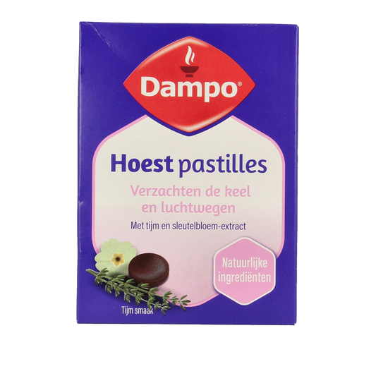 Dampo Hoestpastilles thijm/sleutelbloem 24 Pastilles