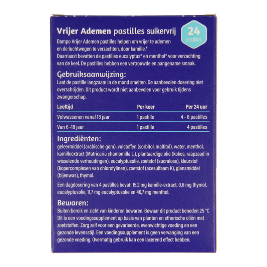 Dampo Ademvrij pastilles 24 Pastilles