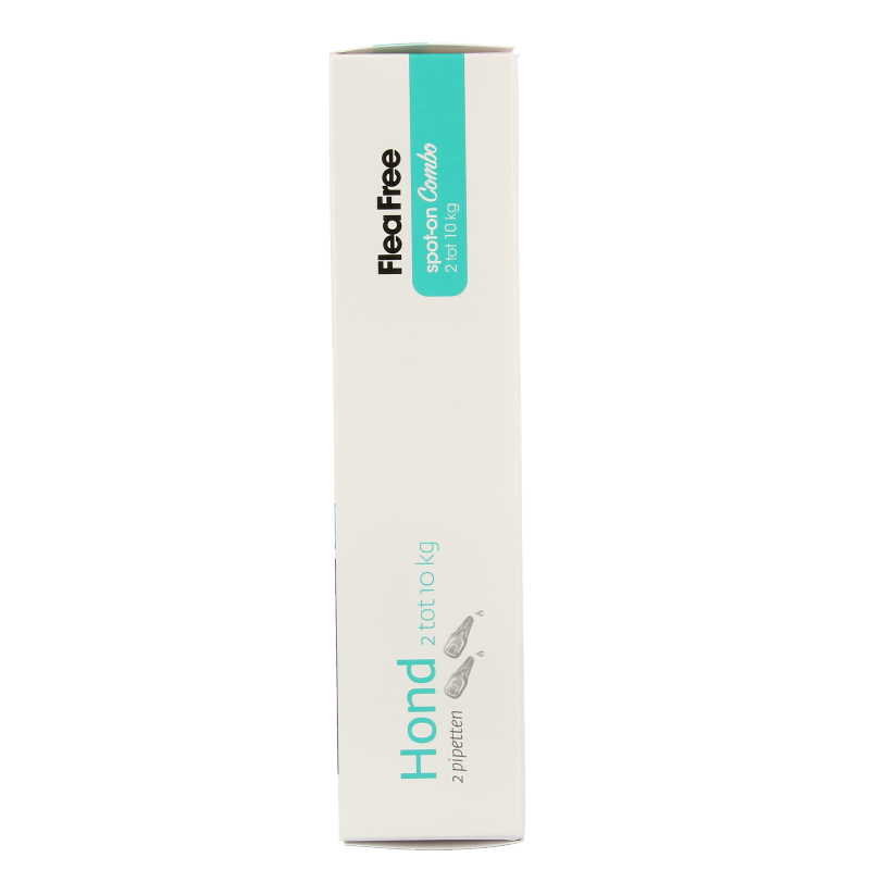 Flea Free Ectoline duo hond 2-10kg pipet 2 Stuks