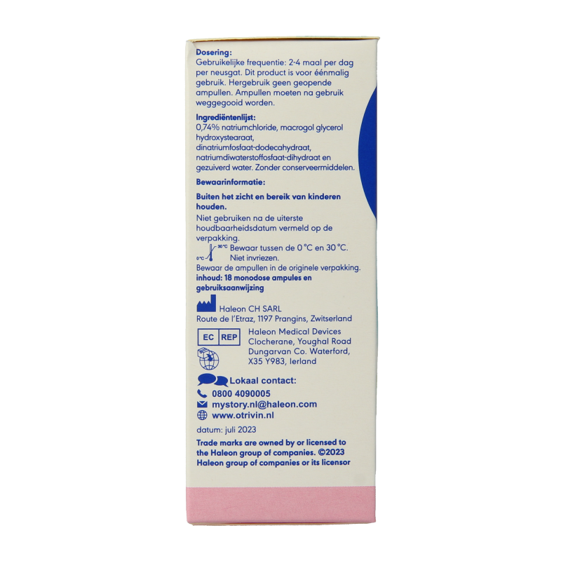 Otrivin Baby monodose 5 ml 18 Ampullen