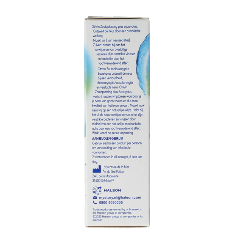 Otrivin Plus eucalyptus 20 Milliliter