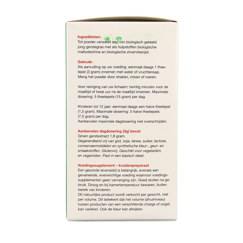 Green Magma Green magma poeder bio 150 Gram