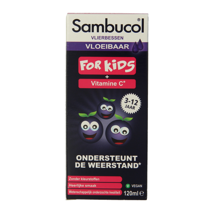 Sambucol Vlierbessensiroop for kids 120.00 Milliliter