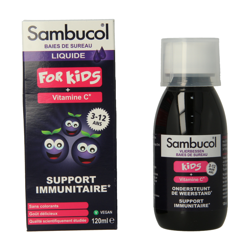 Sambucol Vlierbessensiroop for kids 120 Milliliter