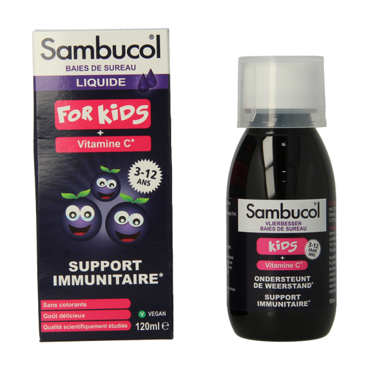 Sambucol Vlierbessensiroop for kids 120 Milliliter