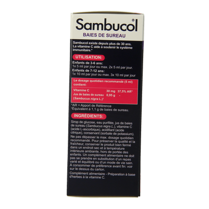 Sambucol Vlierbessensiroop for kids 120.00 Milliliter