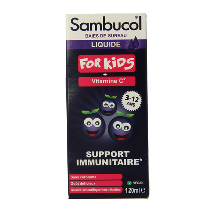 Sambucol Vlierbessensiroop for kids 120.00 Milliliter