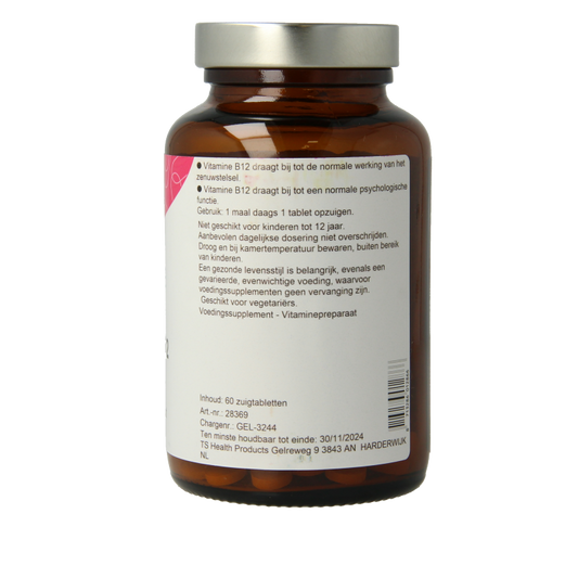 TS Choice Vitamine B12 cobalamine 60 Zuigtabletten