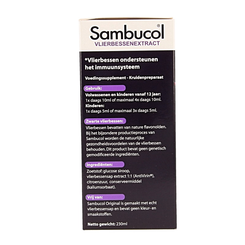 Sambucol Vlierbessensiroop original 230 Milliliter