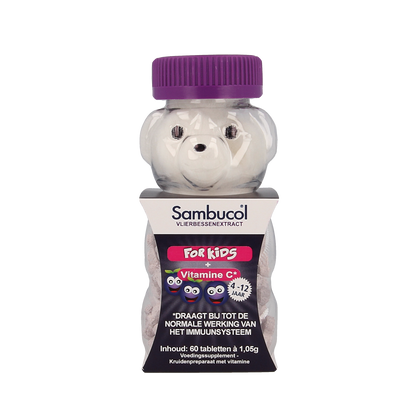 Sambucol Kauwtabletten voor kids 60.00 Kauwtabletten