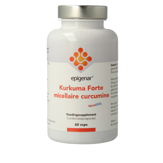 Epigenar Kurkuma forte micellaire curcumine 60 Vegetarische capsules