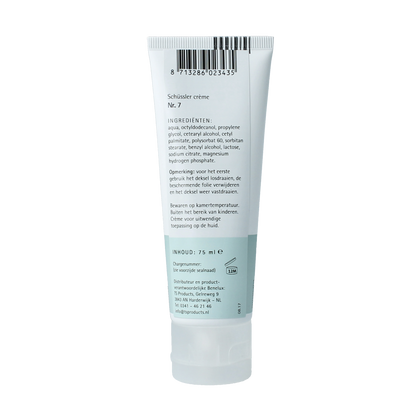 Pfluger Schussler creme nr. 7 75.00 Milliliter
