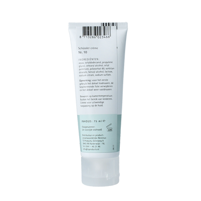 Pfluger Schussler creme nr. 10 75.00 Milliliter