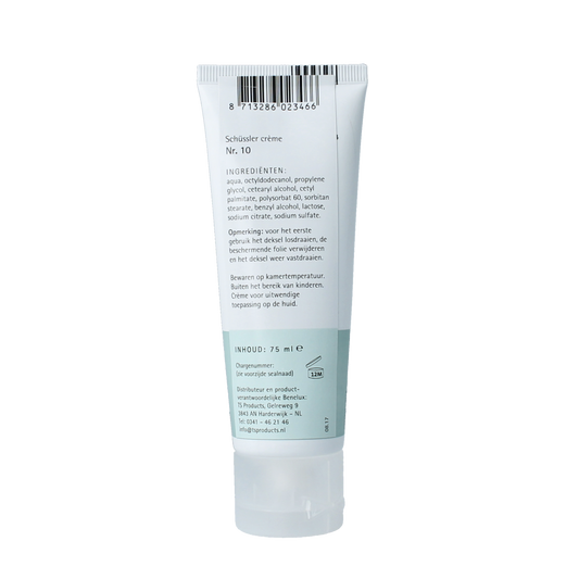 Pflüger Schussler creme nr. 10 75.00 Milliliter