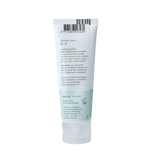 Pflüger Schussler creme nr. 12 75.00 Milliliter