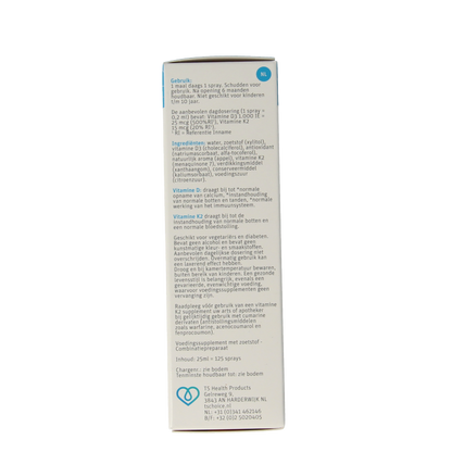 TS Choice Vitaminespray vitamine D3 + K2 25 Milliliter