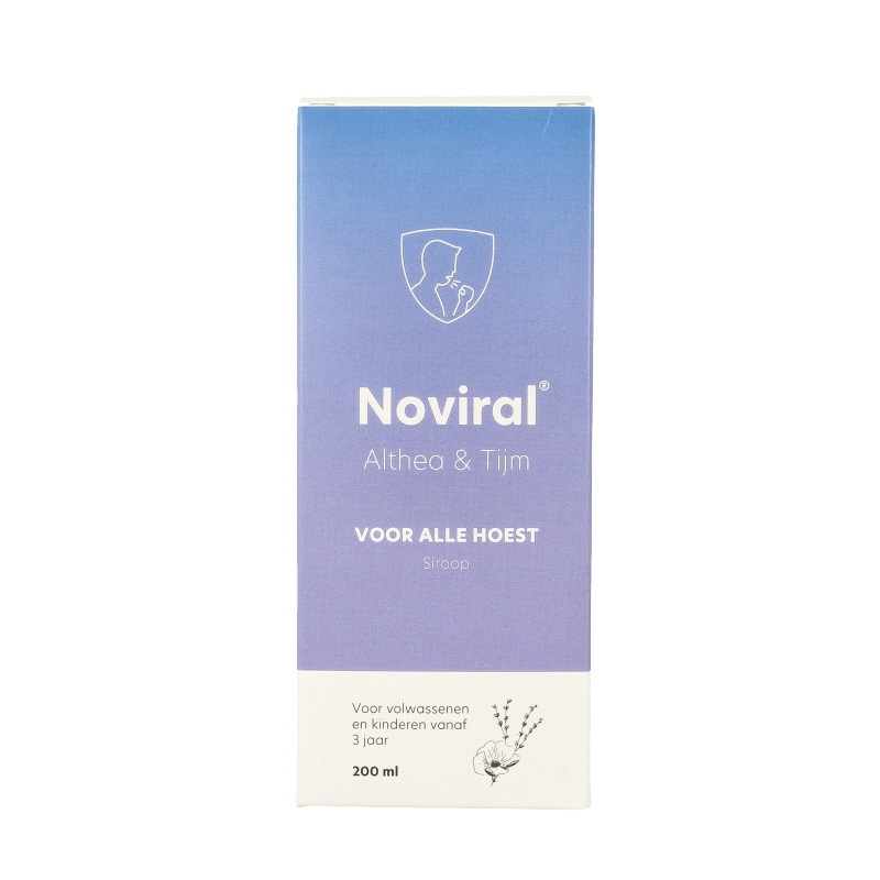 Noviral Alle hoest althea en tijmsiroop 200 Milliliter