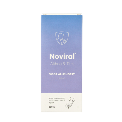 Noviral Alle hoest althea en tijmsiroop 200 Milliliter
