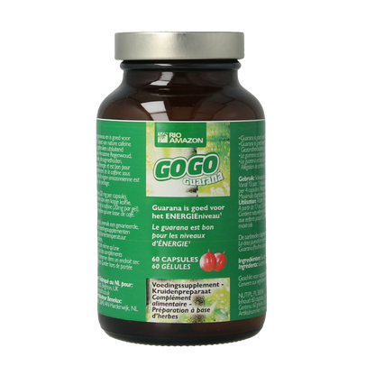 Rio Amazon Gogo guarana 60.00 Vegetarische capsules