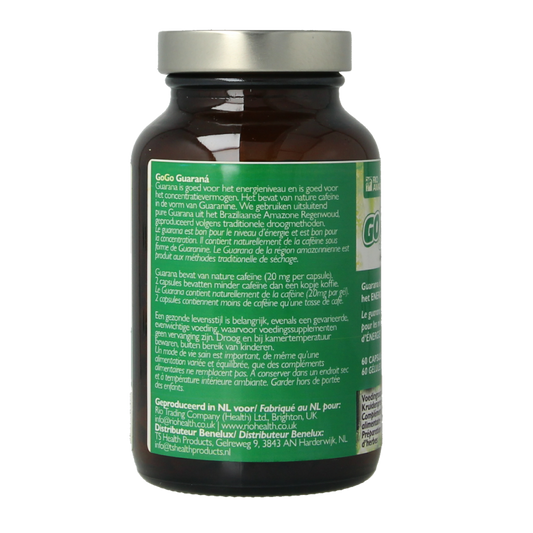 Rio Amazon Gogo guarana 60 Vegetarische capsules
