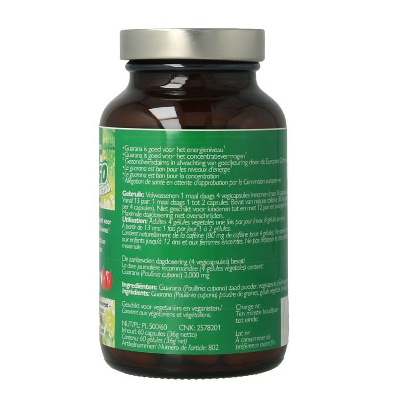 Rio Amazon Gogo guarana 60 Vegetarische capsules