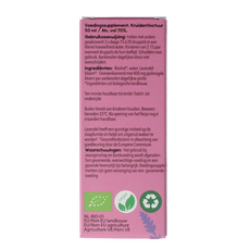 Cruydhof Lavendula officinalis flor/lavendel bio 50.00 Milliliter