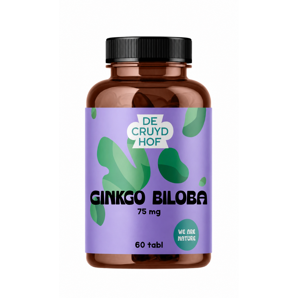 De Cruydhof De Cruydhof Ginkgo Biloba, 60 tabl 60.00 Tabletten