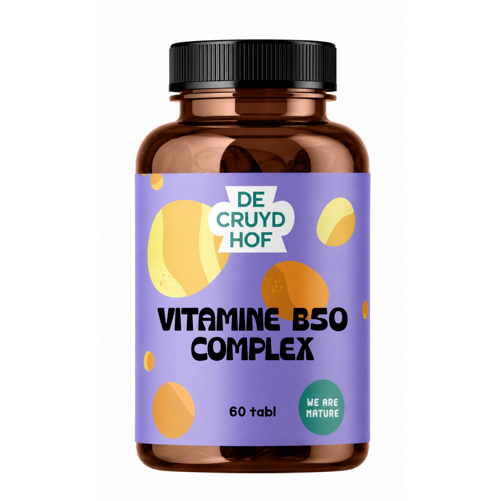 De Cruydhof De Cruydhof Vitamine B50 complex, 60 tabl 60.00 Tabletten