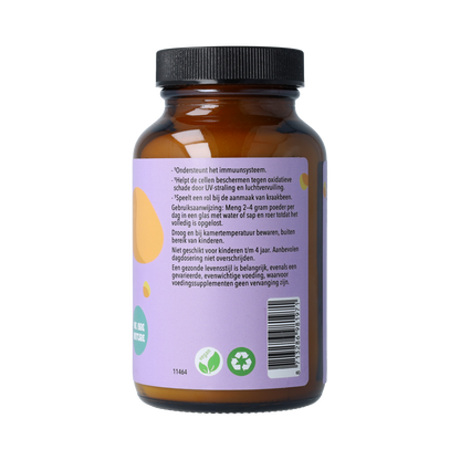 De Cruydhof De Cruydhof Vitamine C poeder, 200 gr 200.00 Gram